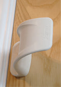 Hands-free door handle.